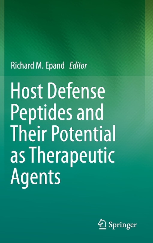 Couverture_Host Defense Peptides And Their Potential As Therapeutic Agents