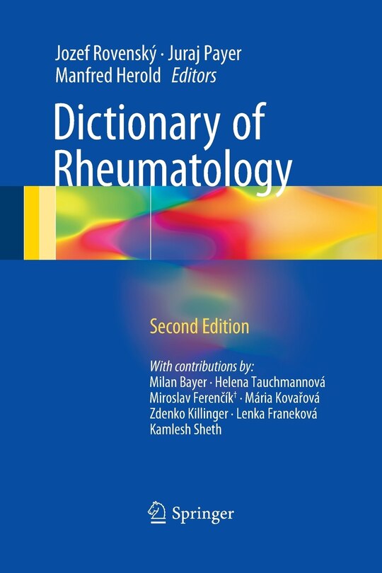 Front cover_Dictionary Of Rheumatology