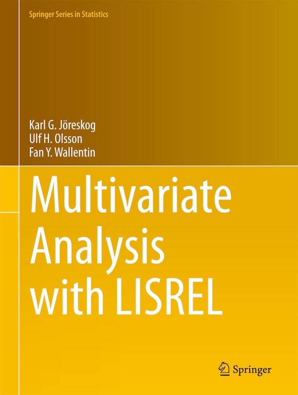 Front cover_Multivariate Analysis With Lisrel