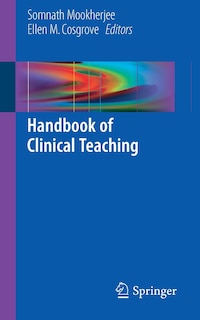 Couverture_Handbook Of Clinical Teaching