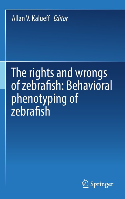 Front cover_The Rights And Wrongs Of Zebrafish
