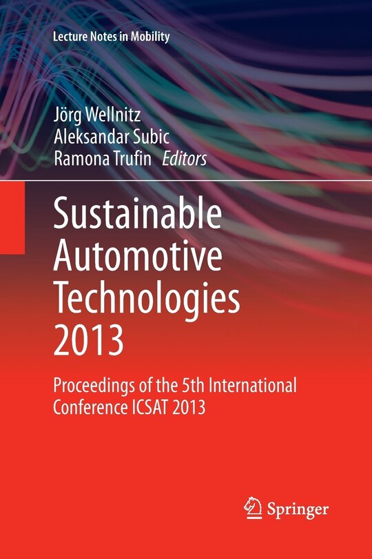 Front cover_Sustainable Automotive Technologies 2013