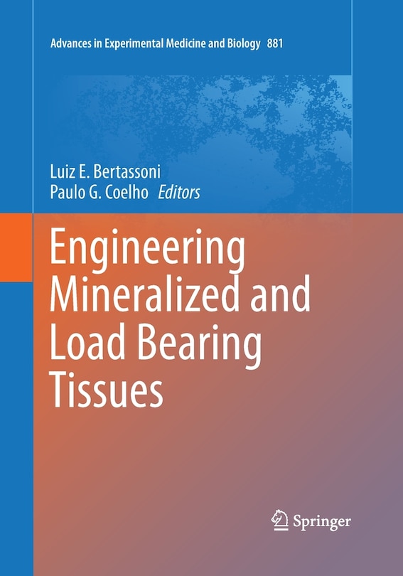 Front cover_Engineering Mineralized And Load Bearing Tissues