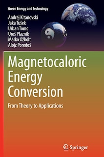 Front cover_Magnetocaloric Energy Conversion