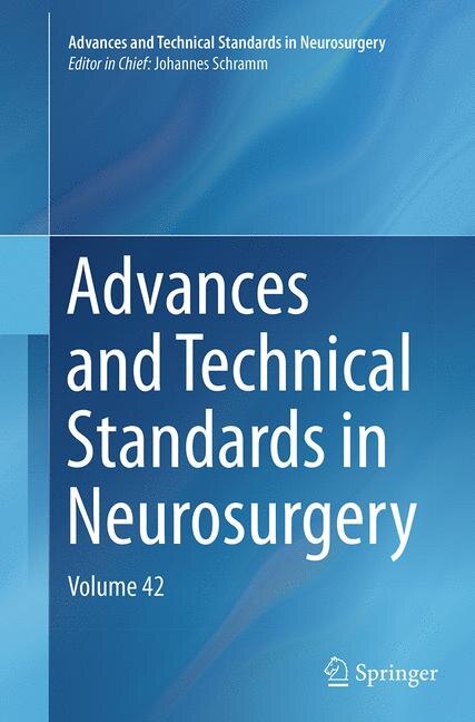 Front cover_Advances And Technical Standards In Neurosurgery