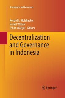 Front cover_Decentralization And Governance In Indonesia