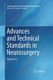 Front cover_Advances And Technical Standards In Neurosurgery