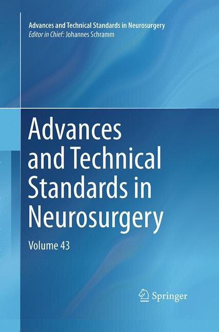 Front cover_Advances And Technical Standards In Neurosurgery
