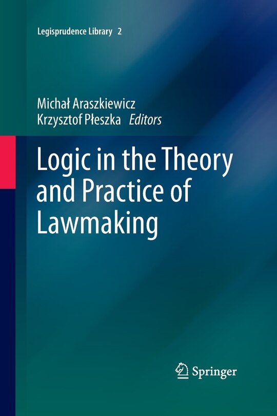 Couverture_Logic In The Theory And Practice Of Lawmaking