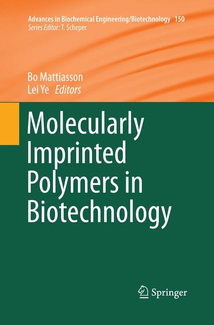 Front cover_Molecularly Imprinted Polymers In Biotechnology