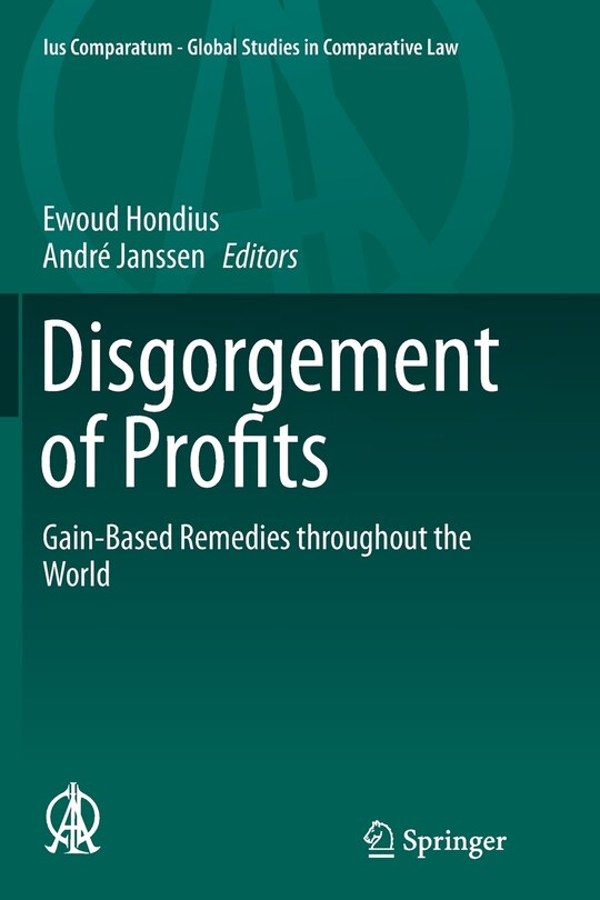 Front cover_Disgorgement Of Profits