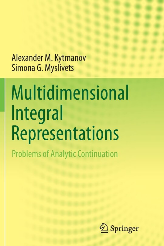 Couverture_Multidimensional Integral Representations