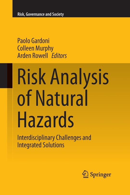 Couverture_Risk Analysis Of Natural Hazards