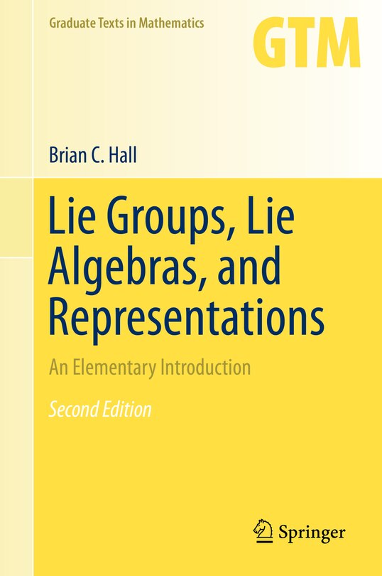 Front cover_Lie Groups, Lie Algebras, And Representations