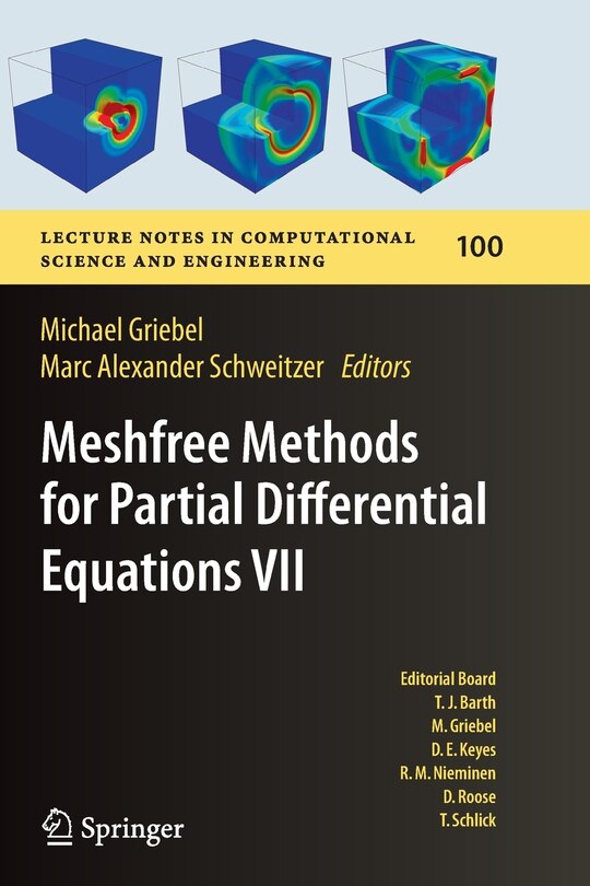 Couverture_Meshfree Methods For Partial Differential Equations Vii