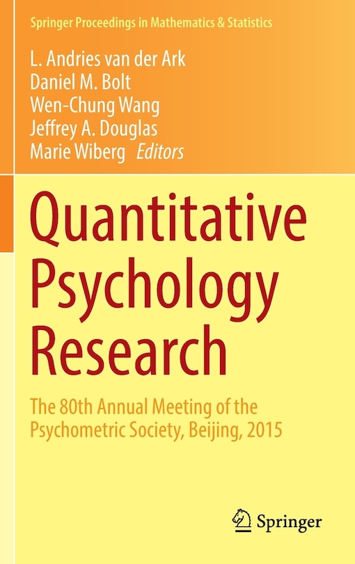 Couverture_Quantitative Psychology Research