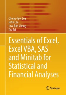 Couverture_Essentials Of Excel, Excel Vba, Sas And Minitab For Statistical And Financial Analyses