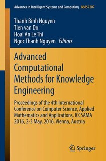 Couverture_Advanced Computational Methods for Knowledge Engineering