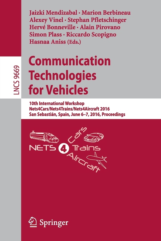 Couverture_Communication Technologies for Vehicles