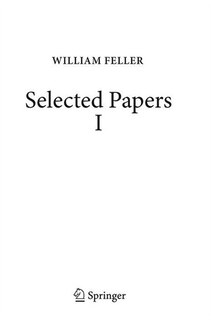 Couverture_Selected Papers I