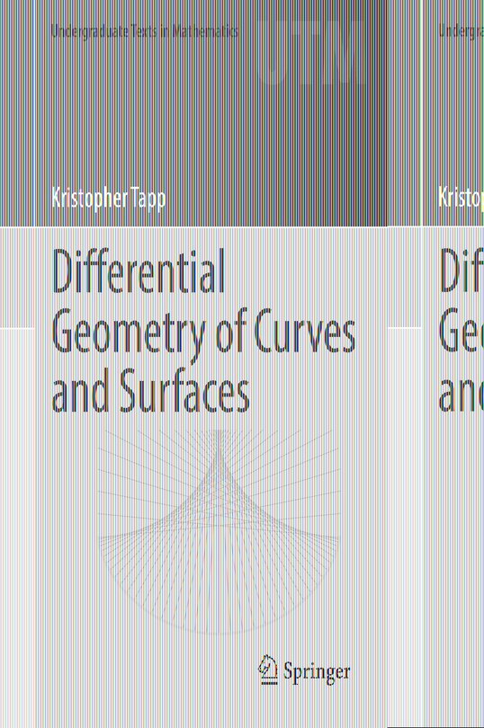 Front cover_Differential Geometry Of Curves And Surfaces