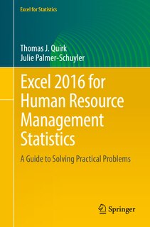 Couverture_Excel 2016 For Human Resource Management Statistics