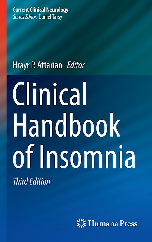 Front cover_Clinical Handbook Of Insomnia