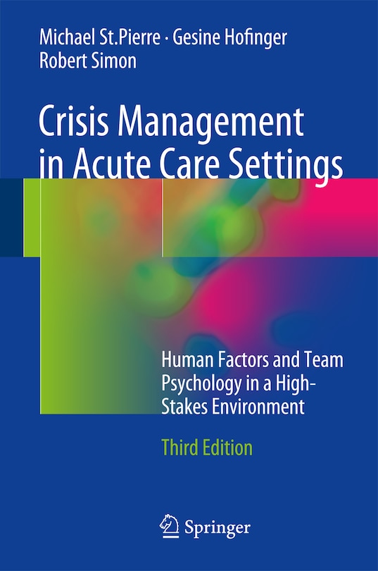 Couverture_Crisis Management In Acute Care Settings