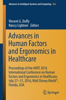 Front cover_Advances in Human Factors and Ergonomics in Healthcare