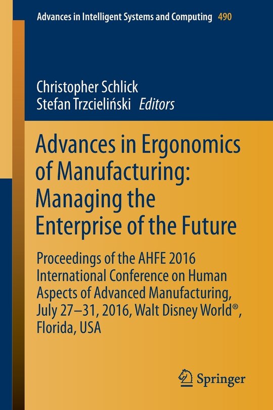 Couverture_Advances in Ergonomics of Manufacturing