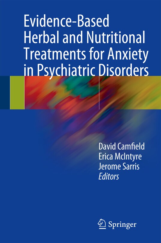 Couverture_Evidence-based Herbal And Nutritional Treatments For Anxiety In Psychiatric Disorders