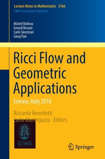 Couverture_Ricci Flow And Geometric Applications