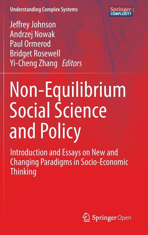 Couverture_Non-equilibrium Social Science And Policy