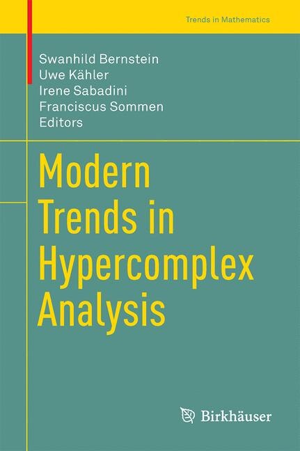 Couverture_Modern Trends In Hypercomplex Analysis