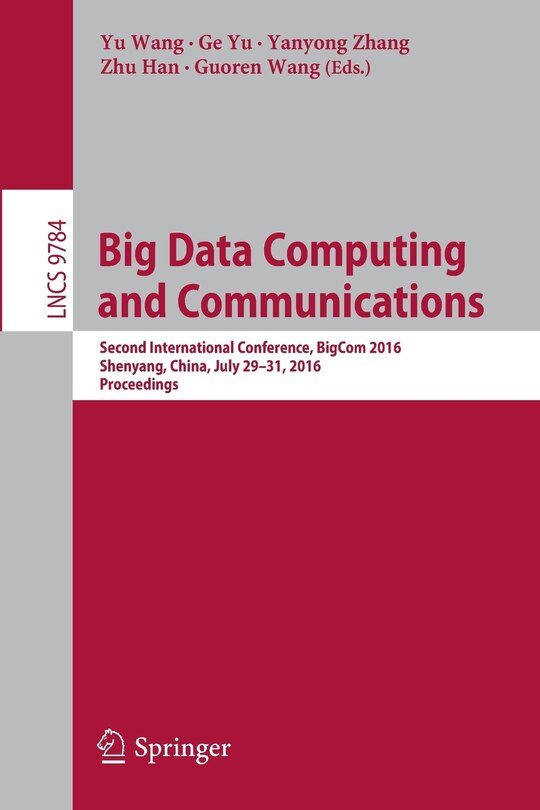 Couverture_Big Data Computing And Communications