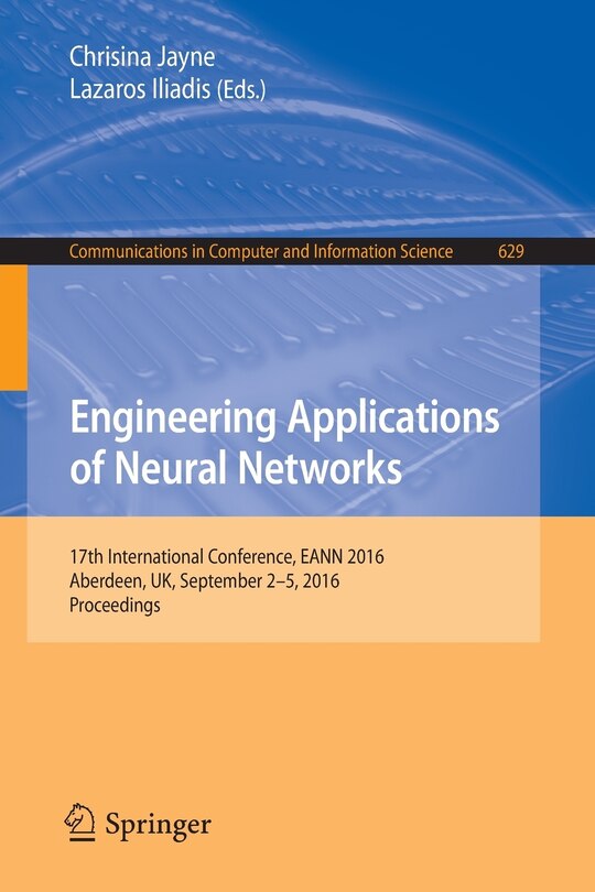 Couverture_Engineering Applications Of Neural Networks