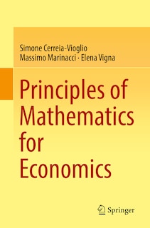 Couverture_Principles Of Mathematics For Economics