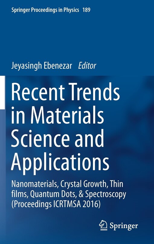 Couverture_Recent Trends In Materials Science And Applications