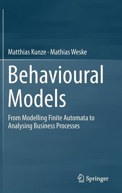 Front cover_Behavioural Models