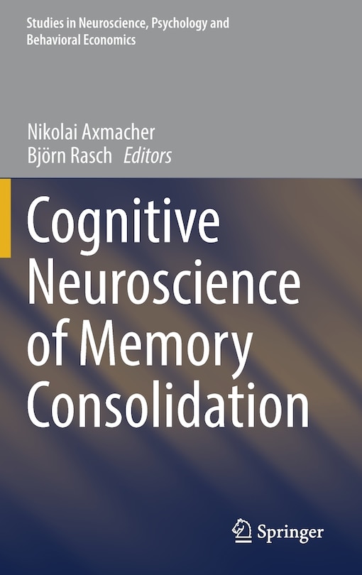 Couverture_Cognitive Neuroscience Of Memory Consolidation