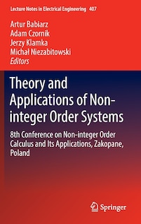 Front cover_Theory And Applications Of Non-integer Order Systems