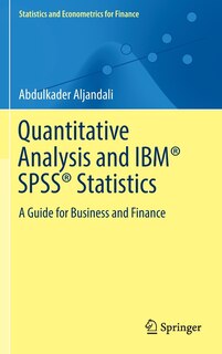 Couverture_Quantitative Analysis And Ibm Spss Statistics