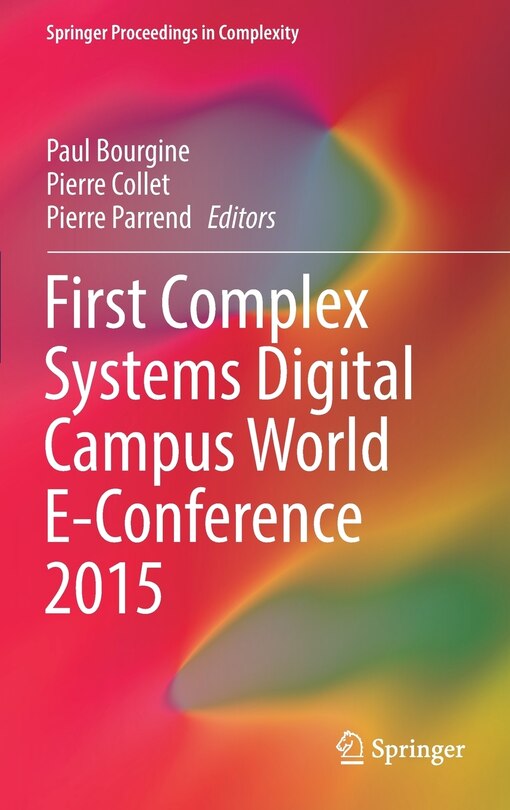 Front cover_First Complex Systems Digital Campus World E-conference 2015