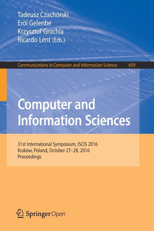 Front cover_Computer And Information Sciences