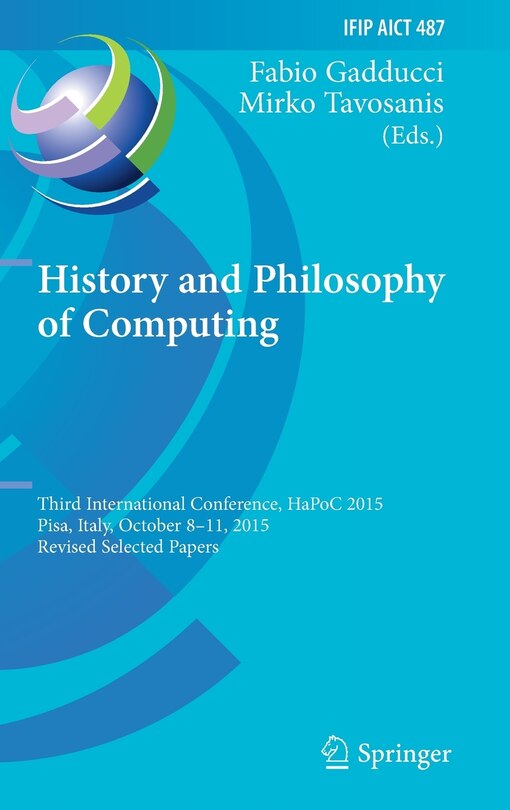 Front cover_History And Philosophy Of Computing