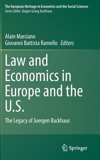 Couverture_Law And Economics In Europe And The U.s.