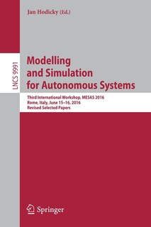 Front cover_Modelling And Simulation For Autonomous Systems