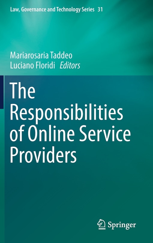 Front cover_The Responsibilities Of Online Service Providers