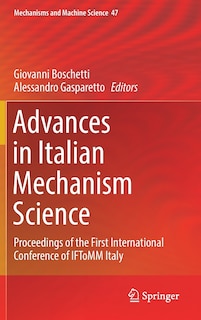 Front cover_Advances In Italian Mechanism Science