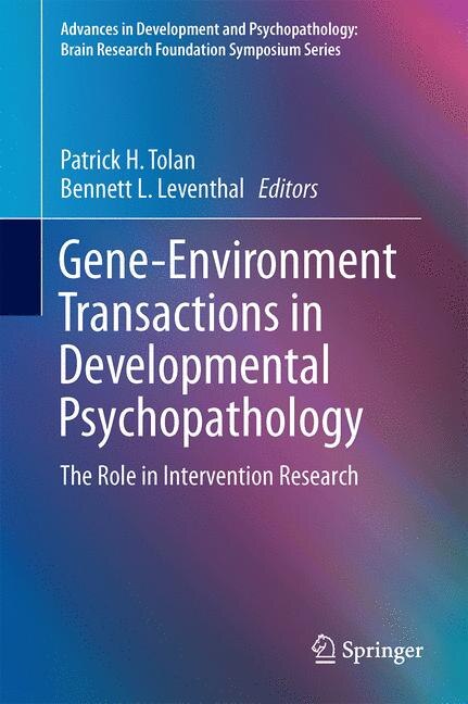 Couverture_Gene-environment Transactions In Developmental Psychopathology